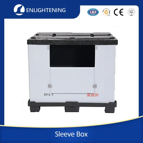 Collapsible Honeycomb Reusable Plastic Corrugated Bulk Box Container Plastic Sleeve Pack for Automotive Indutry