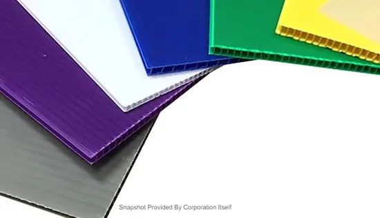 Different Colors Coroplast Correx Sheet PP Material