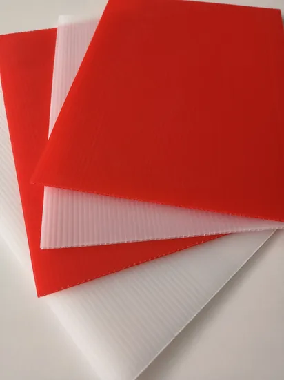 PP Hollow Board Coroplast Corrugated Plastic Sheet in Various Color