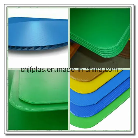 PP Coroplast Sheet with Sealed Edge and Round Corners for Beverage Packing