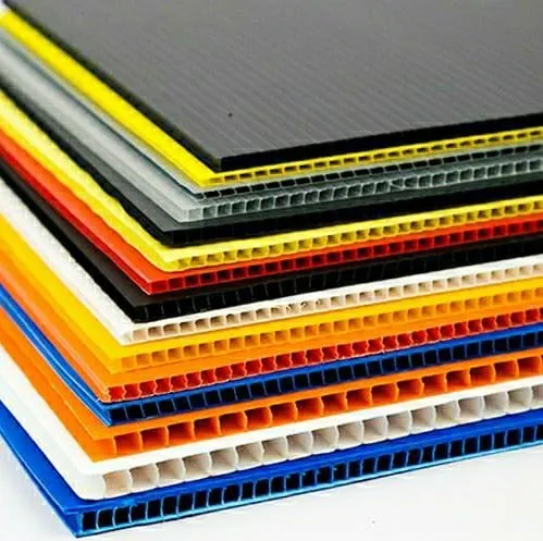 Custom Made Corrugated Plastic Honeycomb Panel PP Hollow Sheet Plastico Polipropilen Petek Coroplast Board Corflute Sheet