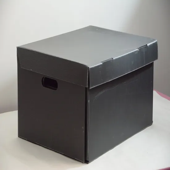 Custom Foldable Plastic Corrugated Carton Boxes PP Turnover Boxes