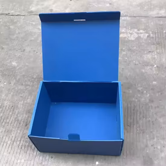 Custom Foldable Plastic Corrugated Carton Boxes PP Turnover Boxes