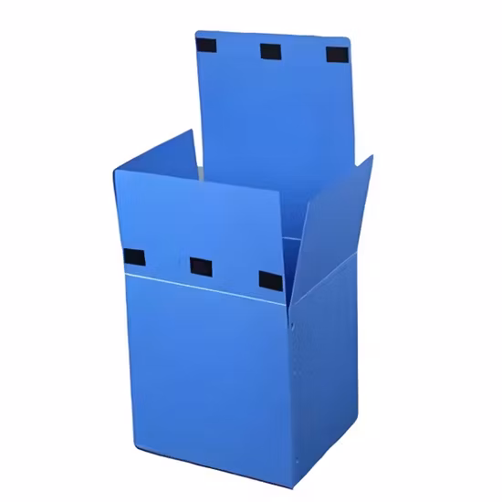Custom Foldable Plastic Corrugated Carton Boxes PP Turnover Boxes