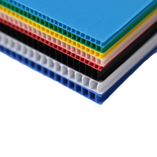 4mm PP Corrugated Sheet 4X8 Coroplast Corrugated Plastic Sheets 