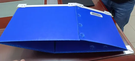 PP Corrugated Plastic Hollow Sheet Collapsible Reusable Recyclable Box 