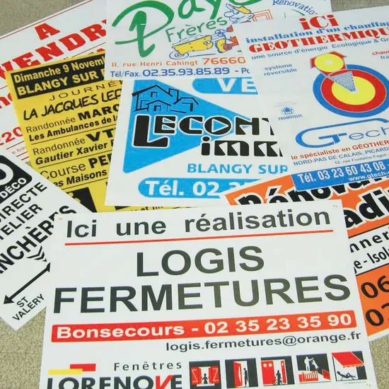 PP Hollow Corrugated Plastic Signs Building Site Signs for Yard Lawn and Parking 