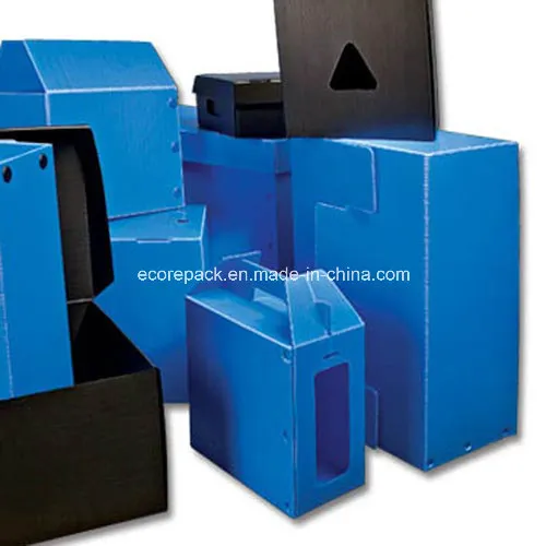 PP Corrugated Seafood Shipping Container Crate Plastic Corflute Box 