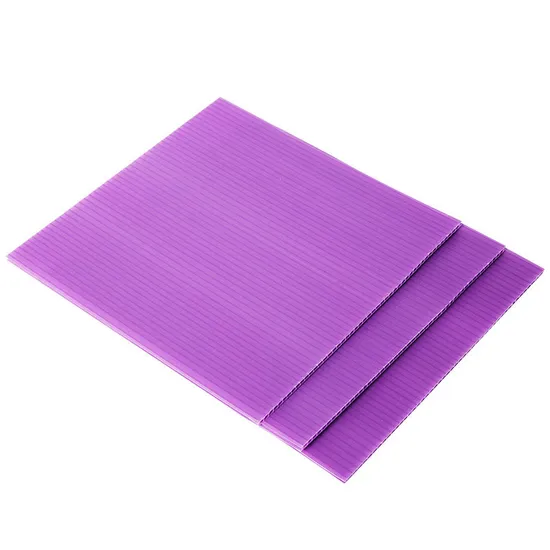 OEM Color PP Corrugated Plastic Board Recyclable Fluted Polypropylene Sheet Coroplast Sheeting 