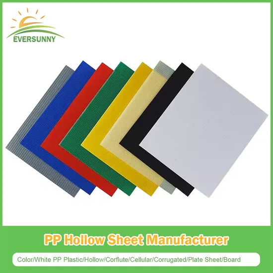 PP Hollow Manufanuturer Plastic Corrugated Polyphenylene Correx Coroplast Chloroplast Cast Extruded Acrylic PS PVC PP Paper Forex Foam Pet APET Rigid ABS Sheets 