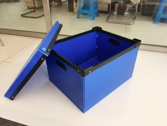PP Sheet with Flocking Corrugated Plastic Boxes Turnover 