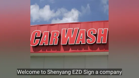 Design Yard Sign Ezd Front Lit Channel Letter Personalized Signs for Business 